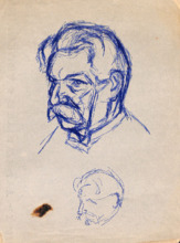 Portrait von Albert Schweitzer