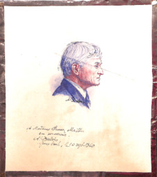 Tusche-/ Tinte-Zeichnung von Auguste Dubois f. Emmy Martin