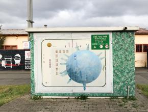 Versorgungsstation modern gestaltet