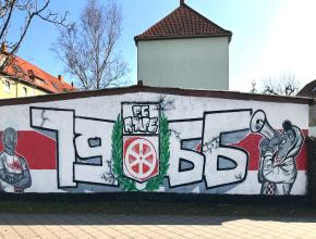 Gebäudewand FC RWE