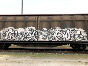 Tags auf Gütherwagons