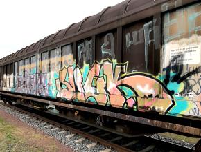 Tags auf Gütherwagons