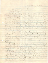 Eigenh. Brief mit Unterschrift