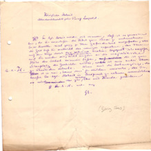 Eigenh. Brief mit Unterschrift
