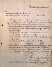 Eigenh. Brief mit Unterschrift