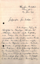 Eigenh. Brief mit Unterschrift