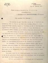 Brief (Typo) mit Unterschrift