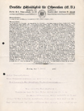 Brief (Typo) mit Unterschrift
