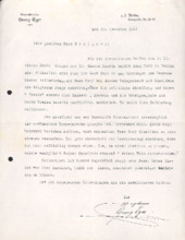 Brief (Typo) mit Unterschrift