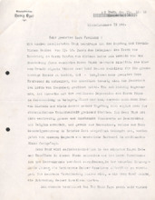Brief (Typo) mit Unterschrift