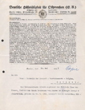 Brief (Typo + handschriftliche Ergänzung) mit Unterschrift