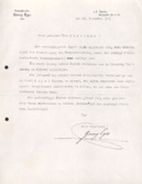 Brief (Typo) mit Unterschrift