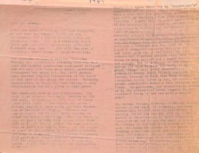 Brief (Typo) mit Unterschrift