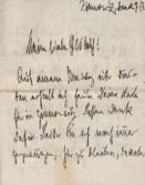 Brief von Max Immelmann an seine Verlobte Elsbeth Neuendorf