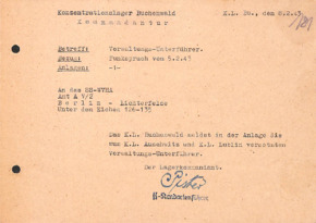 KZ Buchenwald - SS-Personalia