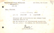 KZ Buchenwald - Interne Anweisung bzgl. Häftlinge