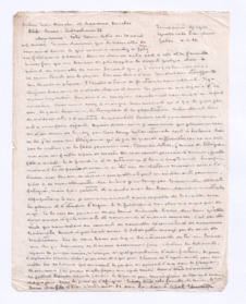 Brief von Albert Schweitzer an Jean und Jeanne Karcher-Biedermann
