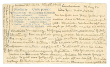 Postkarte v. Albert Schweitzer an Alice Helmbold