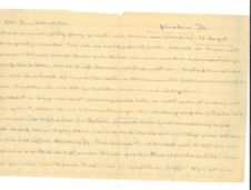 Brief v. Albert und Helene Schweitzer an Alice Helmbold