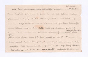 Brief v. Albert Schweitzer und Emmy Martin an Alice Helmbold