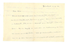 Brief v. Albert Schweitzer an Alice Helmbold