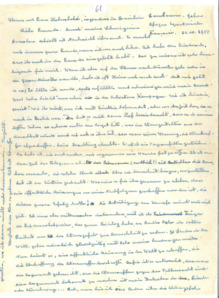 Brief v. Albert Schweitzer an Alice u. Walter Helmbold