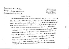 Brief v. Albert Schweitzer an Alice u. Walter Helmbold