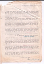 Brief und Abschriften zweier Gedichte von Alice und Walter Helmbold an Albert Schweitzer