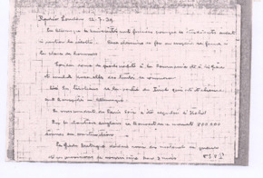 Brief von Albert Schweitzer an Maurice Polidori