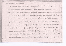 Brief von Albert Schweitzer an Maurice Polidori und Herrn Juvin