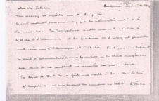 Brief von Albert Schweitzer an Maurice Polidori