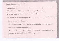 Brief von Albert Schweitzer an Maurice Polidori