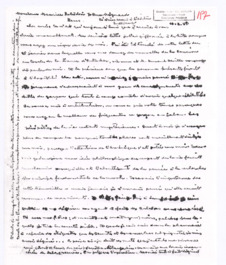 Brief von Albert Schweitzer an Maurice Polidori
