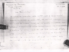 Brief von Emmy Martin & Albert Schweitzer an Maurice Polidori