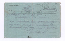 Telegramm von Maurice Polidori an Albert Schweitzer
