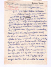 Brief von Bruno Walter an Albert Schweitzer