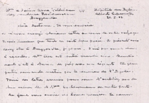 Brief von Dr. Albert Schweitzer an Dr. Anna Wildikann
