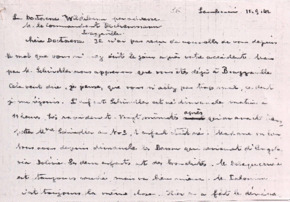 Brief von Dr. Albert Schweitzer an Dr. Anna Wildikann