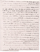 Brief von Dr. Albert Schweitzer an Dr. Anna Wildikann