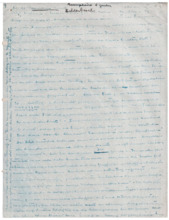 Brief von Dr. Albert Schweitzer an Dr. Anna Wildikann