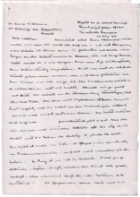 Brief von Mthilde Kottmann und Dr. Albert Schweitzer an Dr. Anna Wildikann