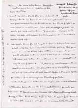 Brief von Dr. Albert Schweitzer an Dr. Anna Wildikann