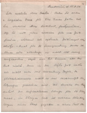 Brief von Dr. Anna Wildikann an Dr. Albert Schweitzer
