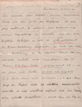 Brief von Dr. Anna Wildikann an Dr. Albert Schweitzer