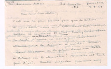 Brief von Albert Schweitzer und Emmy Martin an William Larimer Mellon