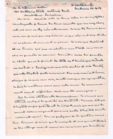 Brief von Albert Schweitzer an William Larimer Mellon