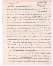 Brief von Albert Schweitzer an William Larimer Mellon