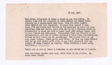 Brief von Albert Schweitzer an William Larimer Mellon