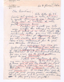 Brief von William Larimer Mellon an Albert Schweitzer