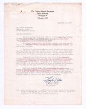 Brief von Gayle Norton an Albert Schweitzer